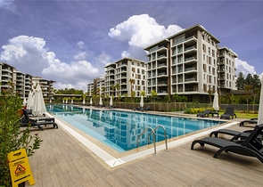 Apartment mit 3+1 Grundriss in der Wohngegend Gyursou - Antalya