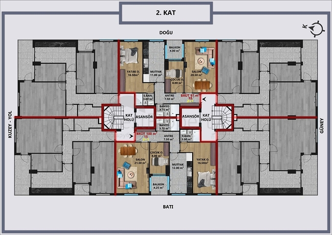 Investitionsprojekt im Zentrum von Antalya 