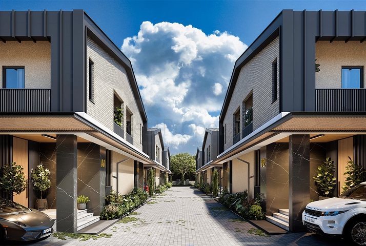 4+1-Villa in der Region Doshemealty - Antalya