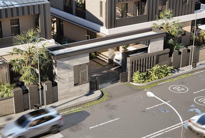 4+1-Villa in der Region Doshemealty - Antalya