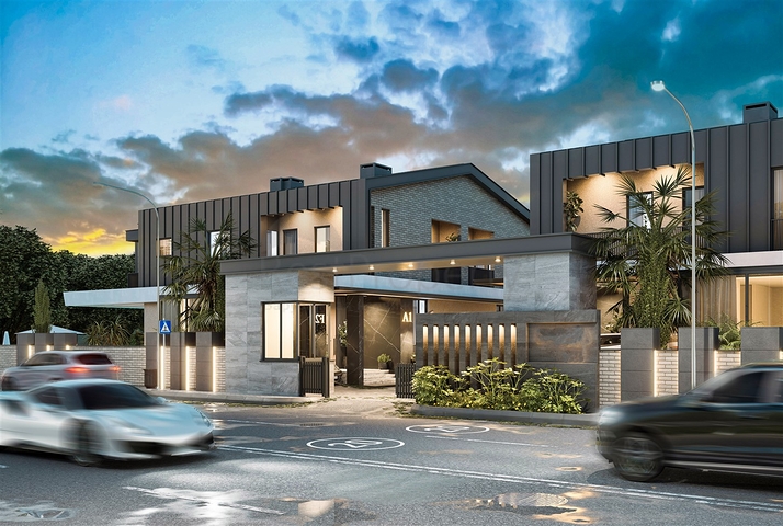 4+1-Villa in der Region Doshemealty - Antalya