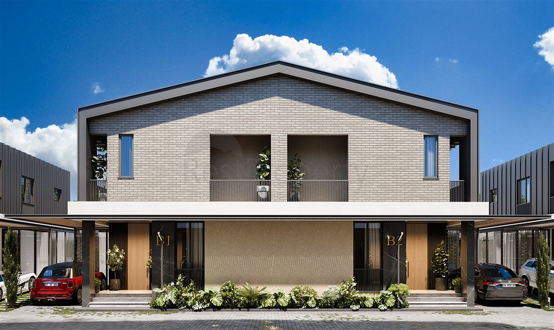 4+1-Villa in der Region Doshemealty - Antalya