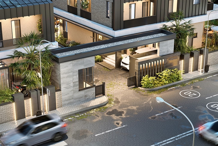 4+1-Villa in der Region Doshemealty - Antalya