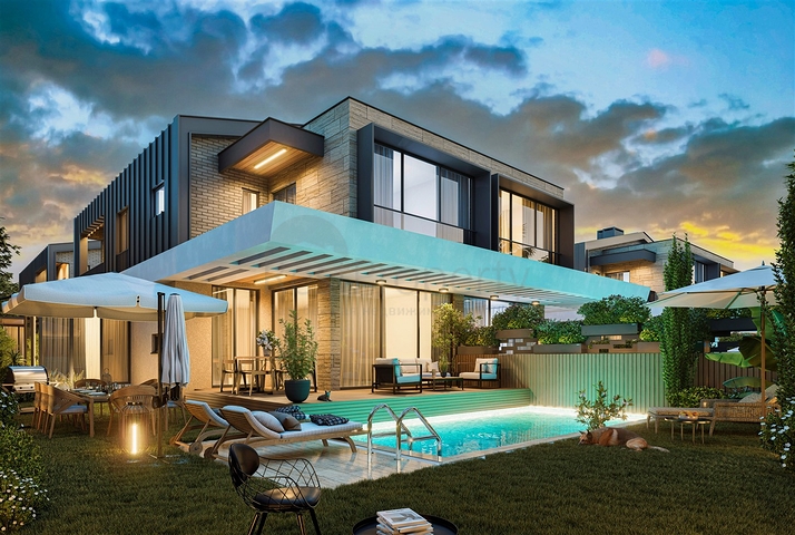 4+1-Villa in der Region Doshemealty - Antalya