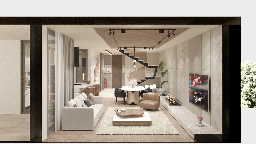 4+1-Villa in der Region Doshemealty - Antalya