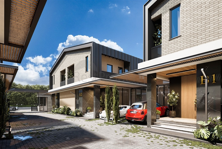 4+1-Villa in der Region Doshemealty - Antalya