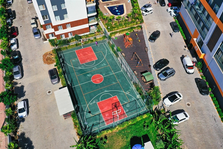 1+1 Wohnung zum Verkauf in einem prestigeträchtigen Komplex des Bezirks Kepez - Antalya