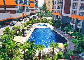 1+1 Wohnung zum Verkauf in einem prestigeträchtigen Komplex des Bezirks Kepez - Antalya