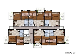 1+1 Wohnung in Altyntasch - Antalya 