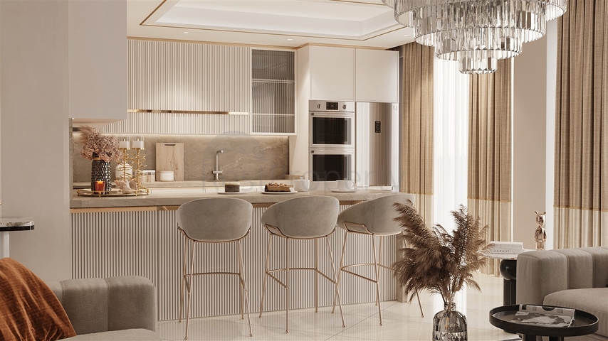 3+1- und 5+2-Villen im Wohnbezirk Güzelyurt - Antalya 