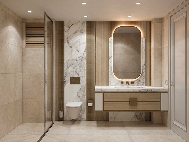 3+1- und 5+2-Villen im Wohnbezirk Güzelyurt - Antalya 