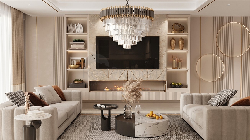 3+1- und 5+2-Villen im Wohnbezirk Güzelyurt - Antalya 