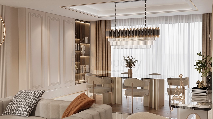 3+1- und 5+2-Villen im Wohnbezirk Güzelyurt - Antalya 