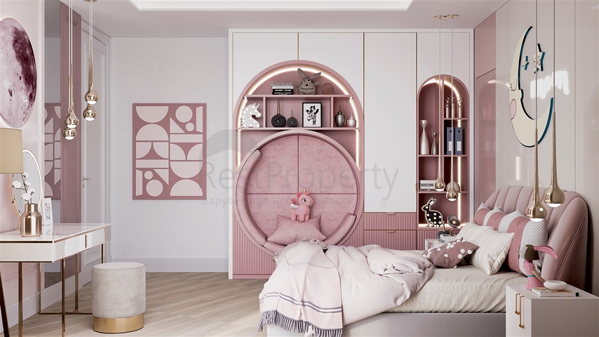 3+1- und 5+2-Villen im Wohnbezirk Güzelyurt - Antalya 