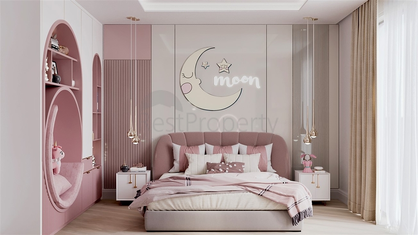 3+1- und 5+2-Villen im Wohnbezirk Güzelyurt - Antalya 