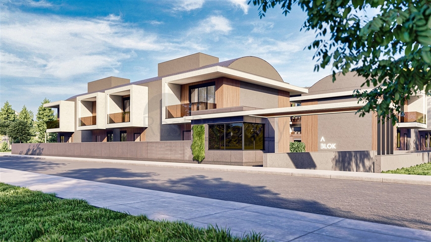 3+1- und 5+2-Villen im Wohnbezirk Güzelyurt - Antalya 