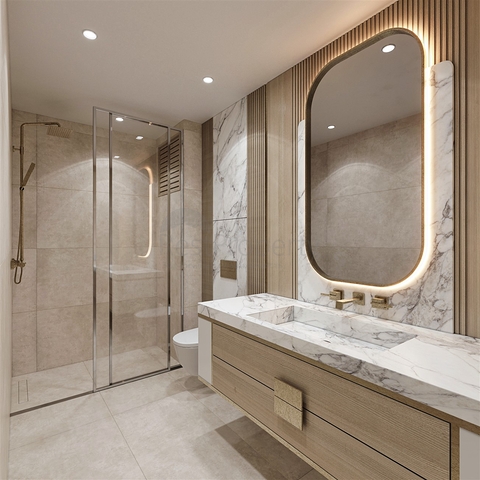 3+1- und 5+2-Villen im Wohnbezirk Güzelyurt - Antalya 