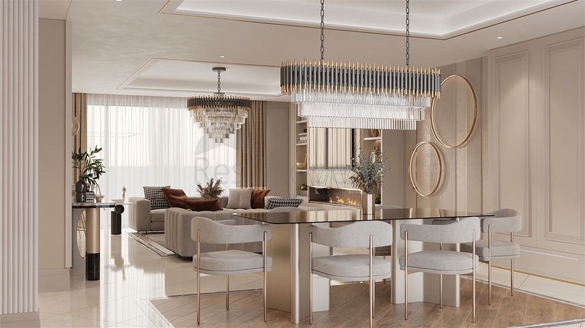 3+1- und 5+2-Villen im Wohnbezirk Güzelyurt - Antalya 