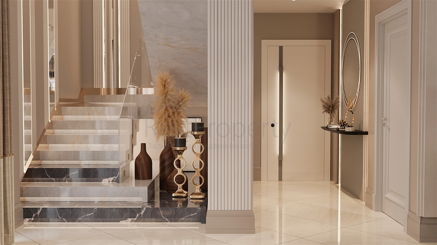 3+1- und 5+2-Villen im Wohnbezirk Güzelyurt - Antalya 