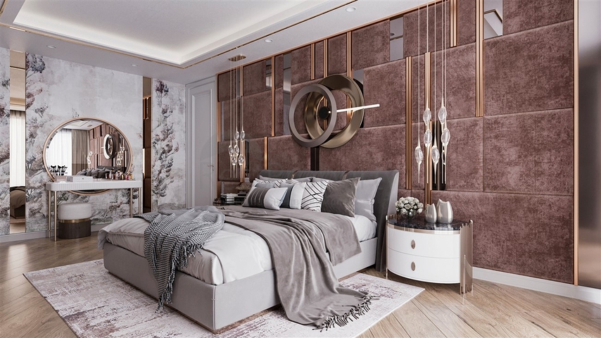 3+1- und 5+2-Villen im Wohnbezirk Güzelyurt - Antalya 