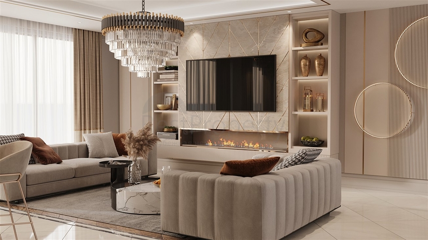 3+1- und 5+2-Villen im Wohnbezirk Güzelyurt - Antalya 