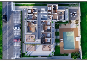 Investitionsprojekt im Wohnbezirk Güzelyurt - Antalya 