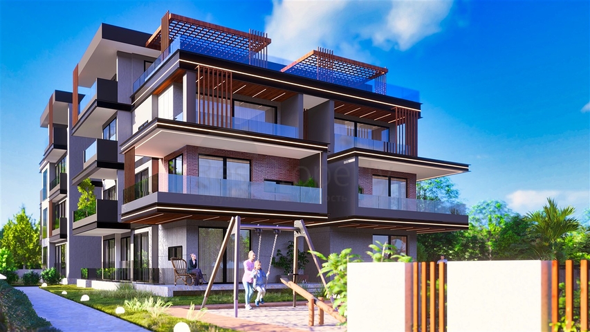 Investitionsprojekt im Wohnbezirk Güzelyurt - Antalya 