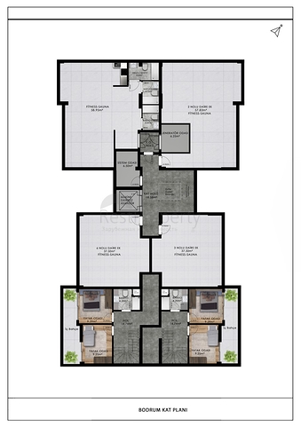Investitionsprojekt im Wohnbezirk Güzelyurt - Antalya 