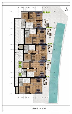 Investitionsprojekt im Wohnbezirk Güzelyurt - Antalya 
