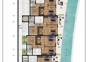 Investitionsprojekt im Wohnbezirk Güzelyurt - Antalya 