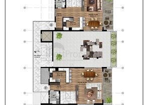Investitionsprojekt im Wohnbezirk Güzelyurt - Antalya 