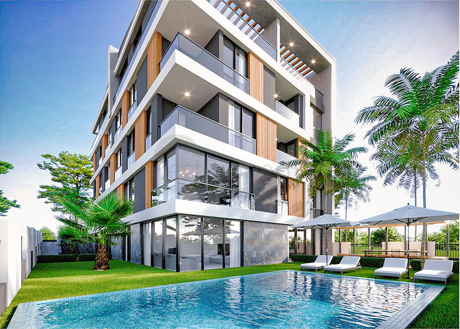 Exklusives Projekt im Wohnbezirk Gyursu - Antalya 