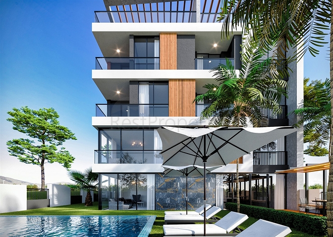 Exklusives Projekt im Wohnbezirk Gyursu - Antalya 