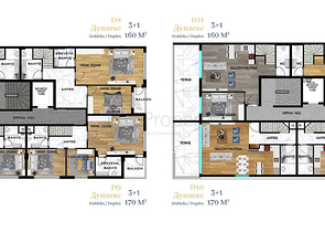 Exklusives Projekt im Wohnbezirk Gyursu - Antalya 