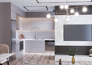 Exklusives Projekt im Wohnbezirk Gyursu - Antalya 