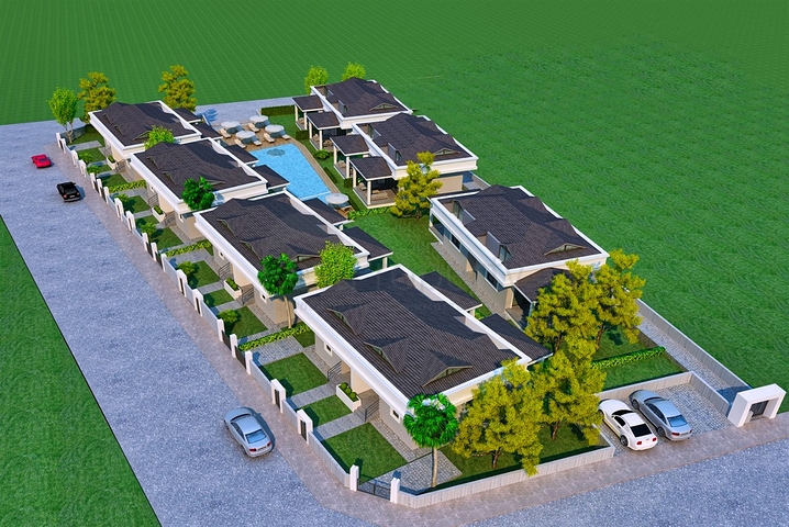 Villen im 3+1-Komplex in Kemer - Antalya  Villen im 3+1-Komplex in Kemer - Antalya