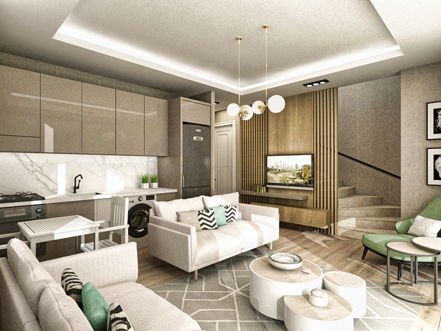 Villen im 3+1-Komplex in Kemer - Antalya  Villen im 3+1-Komplex in Kemer - Antalya