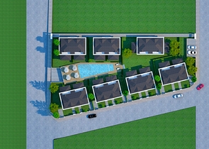 Villen im 3+1-Komplex in Kemer - Antalya  Villen im 3+1-Komplex in Kemer - Antalya