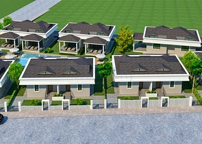 Villen im 3+1-Komplex in Kemer - Antalya  Villen im 3+1-Komplex in Kemer - Antalya