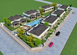 Villen im 3+1-Komplex in Kemer - Antalya  Villen im 3+1-Komplex in Kemer - Antalya