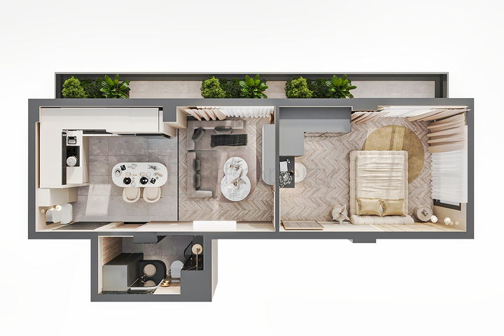 Investitionsprojekt im Wohnbezirk Genclik - Antalya 