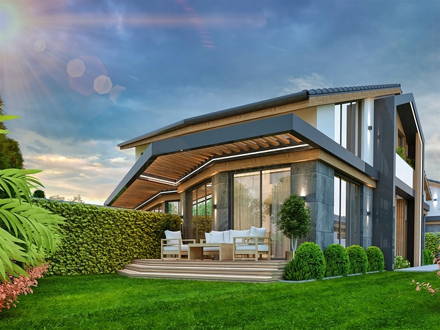 4+1-Villa in der Region Doshemealty - Antalya 