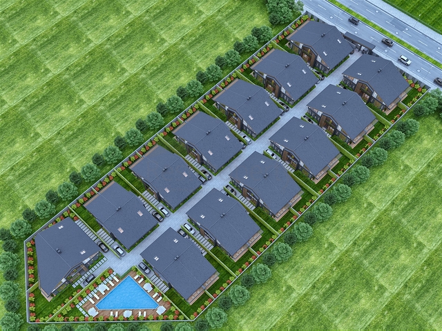 4+1-Villa in der Region Doshemealty - Antalya 