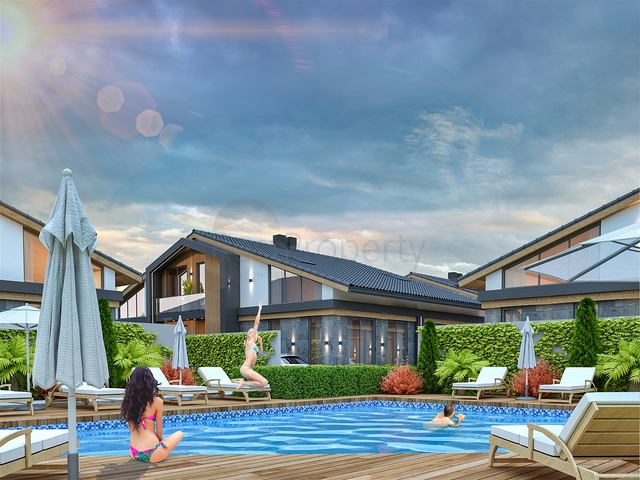 4+1-Villa in der Region Doshemealty - Antalya 