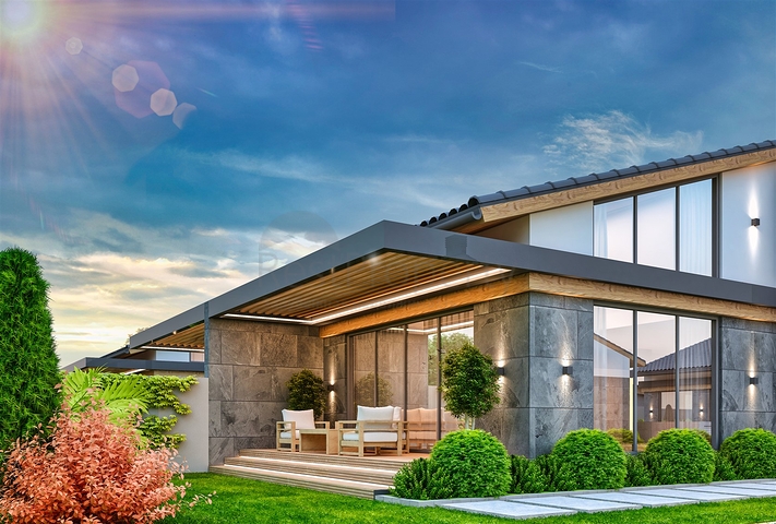 4+1-Villa in der Region Doshemealty - Antalya 