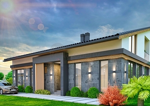 4+1-Villa in der Region Doshemealty - Antalya 