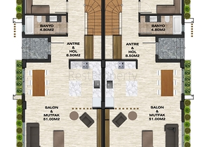 4+1-Villa in der Region Doshemealty - Antalya 