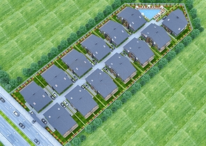 4+1-Villa in der Region Doshemealty - Antalya 