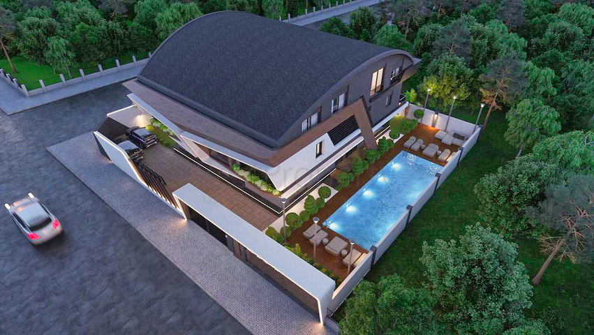 Investitionsprojekt im Wohnbezirk Güzeloba - Antalya 