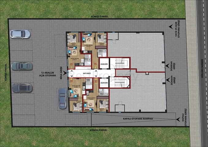 Investitionsprojekt im Zentrum von Antalya 